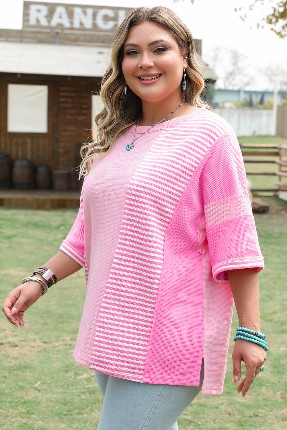 Pink Pop Fusion Top