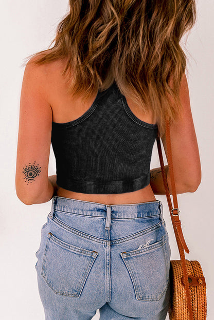 Ribbed Racerback Tank