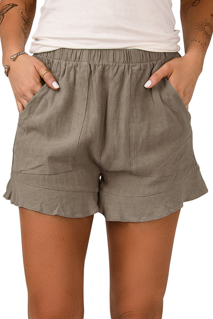 Ruffled Pocket Shorts