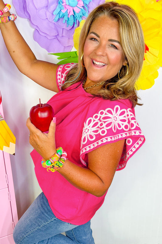 Pink Bloom Top