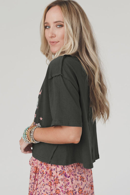 IN DOLLY WE TRUST Cropped Tee