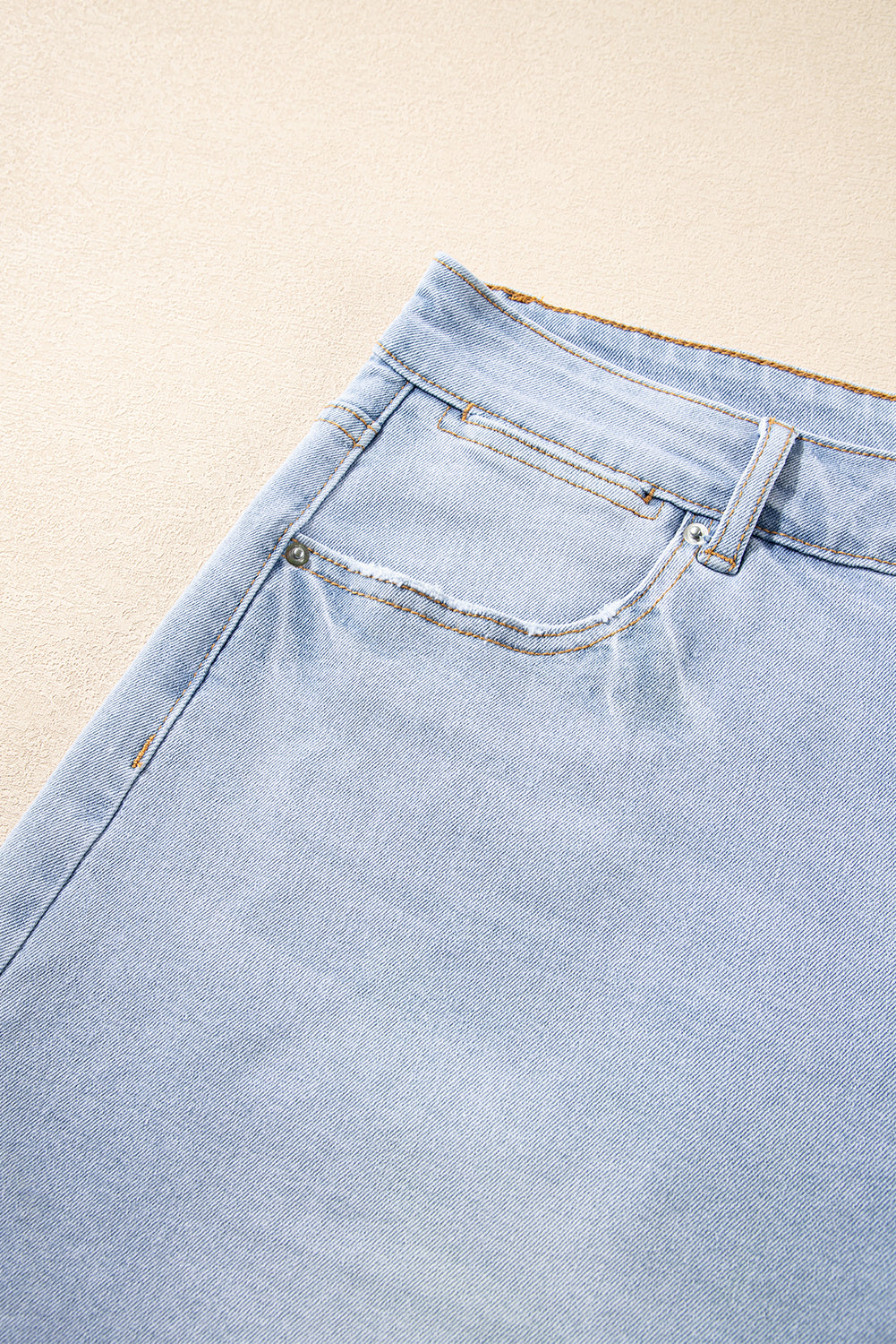 Light Wash Denim Shorts