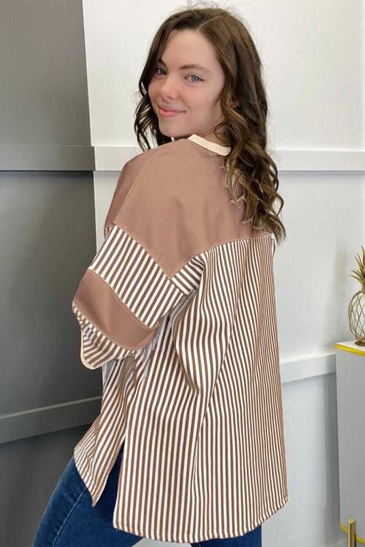 Mocha Breeze Oversized Tee
