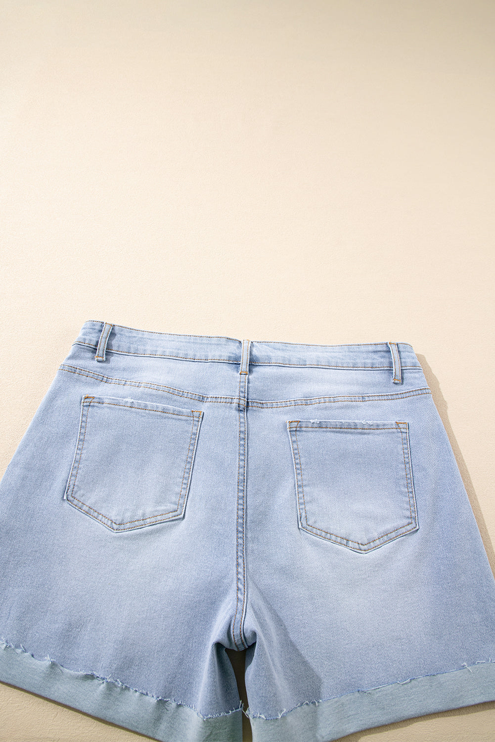 Light Wash Denim Shorts